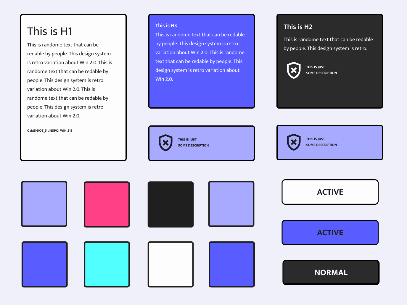 Soft checkered Design System by Kasia Pytel on Dribbble