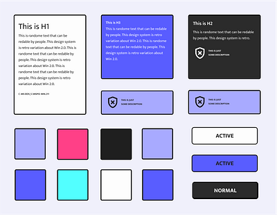 Soft checkered Design System button design system error inputs ui