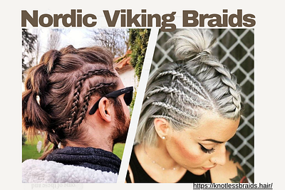Nordic Viking Braids boho braids braids design fashion jumboknotless lemonade braids