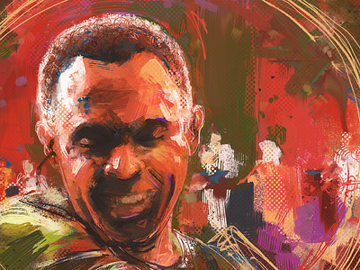 Gilberto Gil — Quanta gente veio ver brasil brazil colors digital gil gilberto illustration intuos mpb music música painting photoshop singer