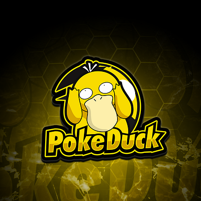 Pokémon Logo | PokeDuck animation branding design fiverr fiverr logo gaming logo graphic design illustration logo mascort mascort logo mascot mascot logo pikachu pikachu logo pokeball pokemon pokemon logo streaming logo ui