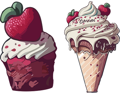 ice cream chocolat cold delicious freez fruits high resolution ice icecream illustration png strawberry summer