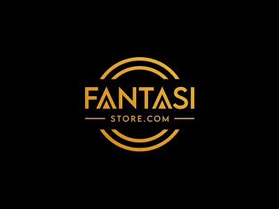 Fantasi Text Logo Design branding design graphic design illustration logo typography vector