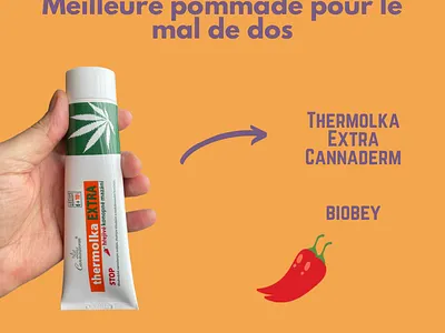 Pommade chauffante pour mal de dos Design design sante