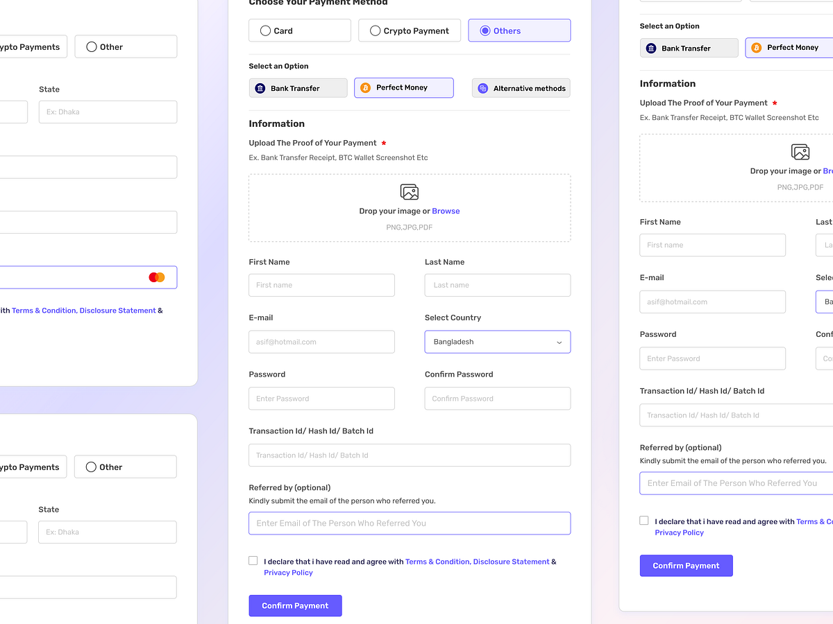 Form ui designs themes templates and downloadable graphic elements on