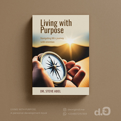 Living with Purpose - Book cover design book cover design design personal development book