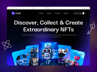 NFT Marketplace Website app design market nft ui ux web