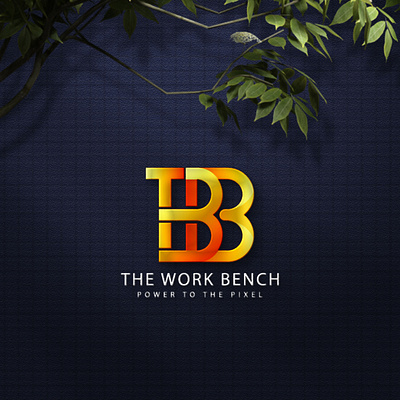 THE WORK BENCH LOGO (TWB) adobe branding graphic design identity logo logodesign socialmedia