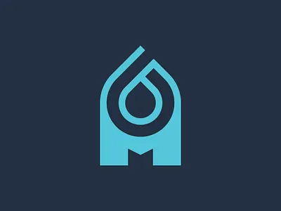 M Droplet Logo aqua aquatic blue brand and identity cleaning logo drink drop logo droplet fuel initial logo liquid liquor logo logodesigner m logo minimilist nature oil plumbing premade logos