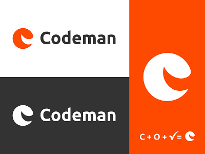 Codeman Logo Design agency branding codeman codeman logo design graphic design logo logo design mdyous mdyousuffb