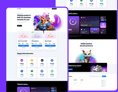 Catchy Landing Page app branding design illustration landing landing page logo ui uiux webdesign