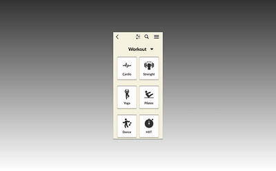 Design: Workout / Exercise dailyui design exercise ui uidesign workout