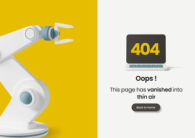 #DailyUI008 challenge 404 page dailyui design figma illustration landing page responsive ui ux web design website