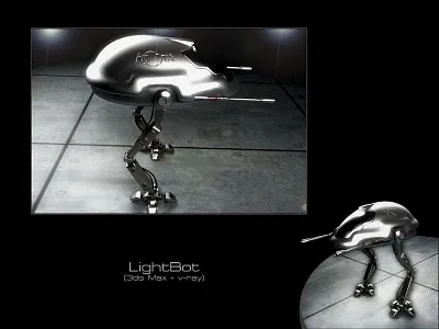 RedStar lightbot 3d graphic design