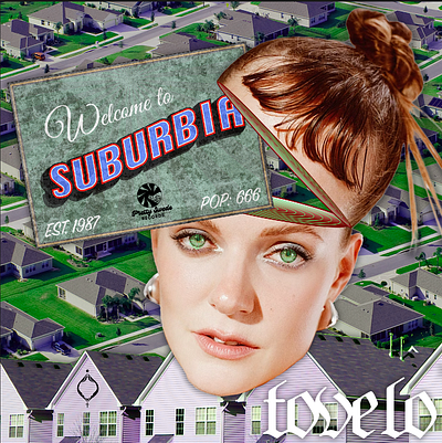 Suburbia - Tove Lo design graphic design layout design