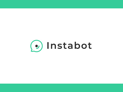 Instabot Logo Full Branding agency ai ai logo branding chatbot logo design graphic design instabot instabot logo logo logo design mdyousuffb