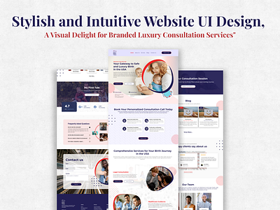 Stylish and Intuitive Website UI Design banner branding design graphic design illustration logo ui uiux ux web design