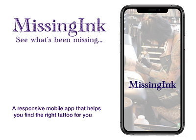 MissingInk app design ux