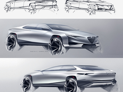 Automotive Exterior Design Sketches automotive exterior design renderings sketches