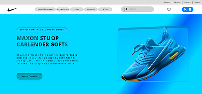 MAXON STUOP CARLENDER SHOES 3d graphic design logo ui