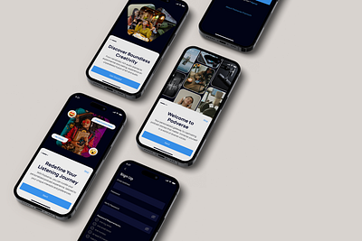 Onboarding Screens for Podverse appdesign mobileapp onboarding podcast signup ui uidesign