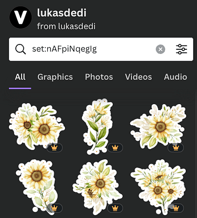 SunFlower stickers collection art