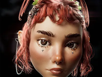 aléjate / miranda santizo x fano artwork 3d 3d art 3d character b3d blender character design illustration stylized