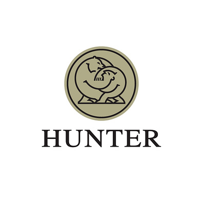 Corporate style of the Hunter trading company branding design graphic design illustration logo vector
