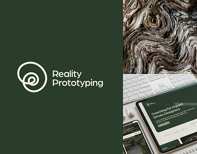 Reality Prototyping Branding branding design identity design logo typography ui visual identity web design webflow