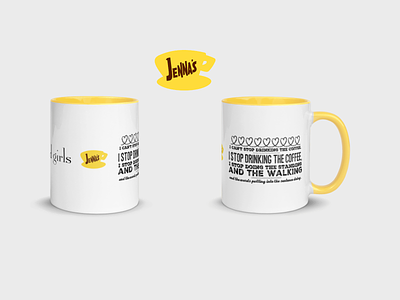 Jenna's Coffee Mug coffee coffee mug gilmore girls lukes diner mug