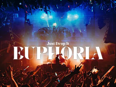 EUPHORIA - Poster Design branding design graphic design illustration poster poster design typography
