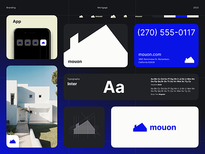 Mouon - Home Lending apartment branding broker brokerage design finance financial fintech graphic design home investment lending logo logos mortgage property real estate savings service