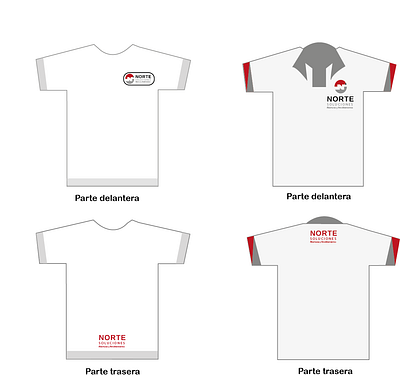 Remeras para Norte soluciones branding design graphic design illustration logo typography