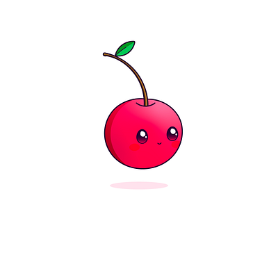Day 145-365 Cherry! cherry cute design fruit kawaii vector