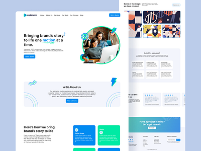 Modern Agency Website Design agencyui digital agency digital agency website digitalagency homepage design homepage ui professional ui design website design website ui