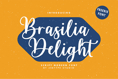Brasilia Delight - Commercial Use Font - Free Font branding design font design fonthandwriting handlattering illustration letteringfont script lettering typography ui