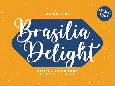 Brasilia Delight - Commercial Use Font - Free Font branding design font design fonthandwriting handlattering illustration letteringfont script lettering typography ui