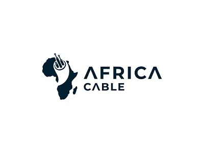 Africa Cable Logo africa branding cable logo clean creative design graphic design logo logodesign minimalist tech logo ui vector