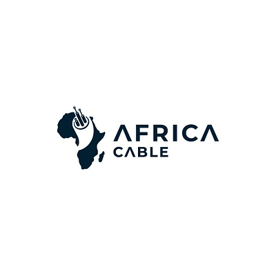 Africa Cable Logo africa branding cable logo clean creative design graphic design logo logodesign minimalist tech logo ui vector