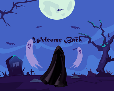 Grim Reaper illustrator vector