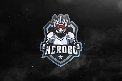 Herobo Sport and Esports Logos branding design esport game gaming graphic graphic design hero herobo icon illustration logo logos robot sport templates