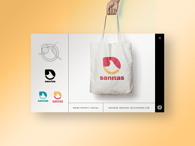 Sanitas - Brand Visual Identity Design brand image brand logo design brand personality brandmark design identity designer logo logo design logo designer ui visual identity