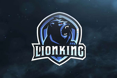 Lionking Sport and Esports Logos angry lion design esport game gaming graphic illustration king king lion lion lionking logo logos sport