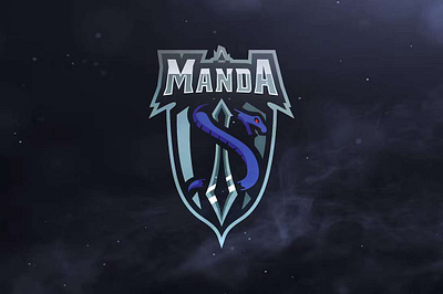 Manda Sport and Esports Logos design esport game gaming graphic illustration logo logos manda snake snake and sword sport sword team