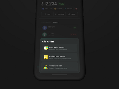 Add assets… app blockchain components darkmode design pattern library ui ux variables web3