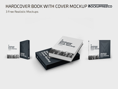 Free Hardcover Book With Cover PSD Mockup book books design free hardcover mock up mockup mockups photoshop product psd template templates