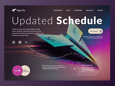 Scheduling Web UI abstract aeroplane ai calendar clean gradient homepage landing page meeting website midjourney plane scheduler scheduling website ui uiux ux web web app web design website