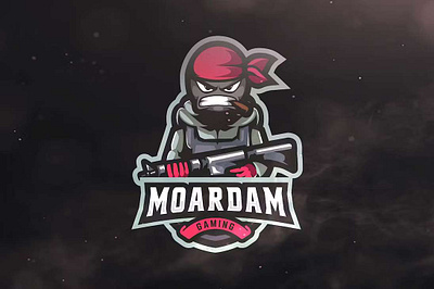 Pirate Team Sport and Esports Logos design esport game gaming graphic gun illustration logo logos moardam pirate sport team templates