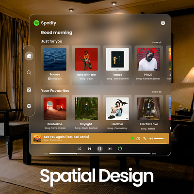 Spotify Spatial Design app branding design graphic design logo typography ui ux vector