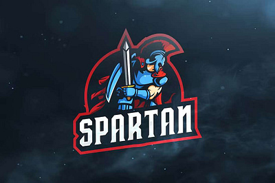 Spartan Sport and Esports Logos army branding design esport game gaming graphic graphic design illustration logos spartan sport sword warrior